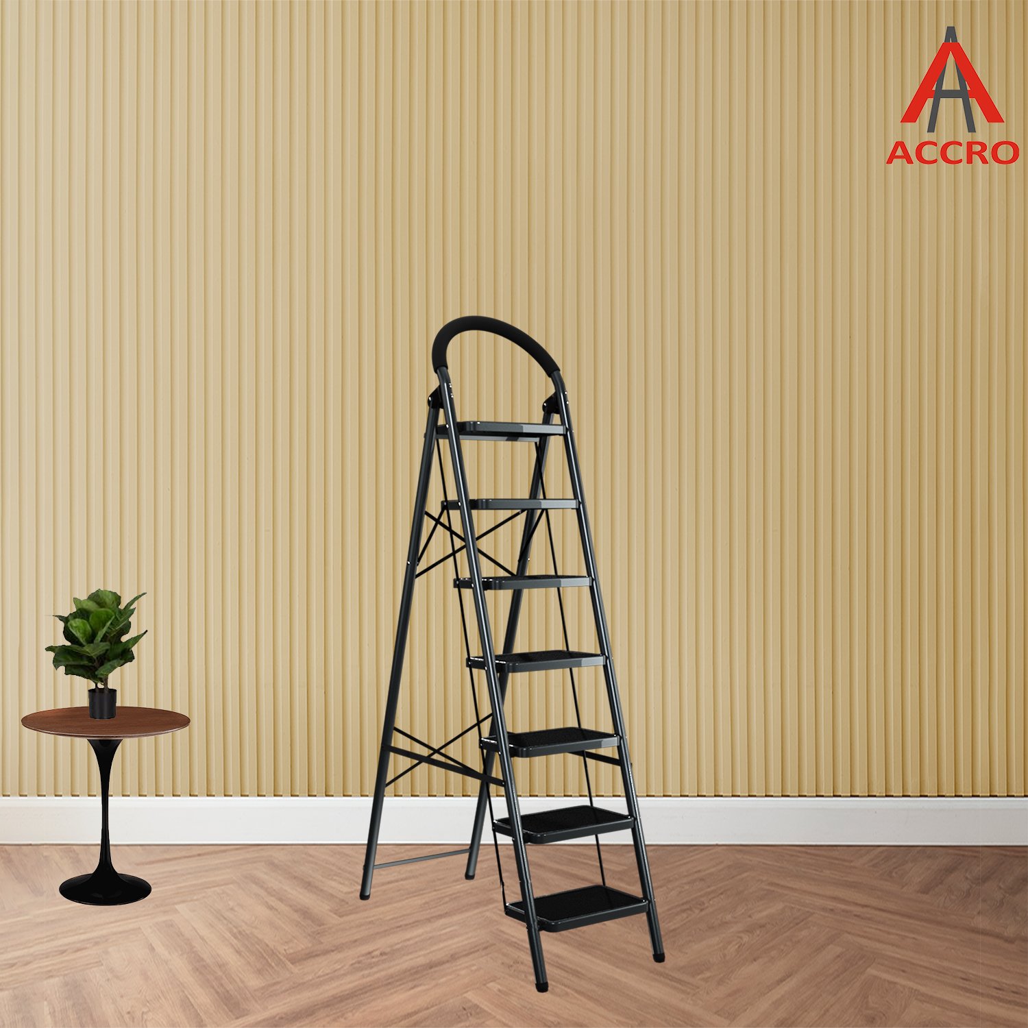 Mild Steel 7 Step Ladder